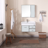 Supply Small Corner New Design Modern Vanity Solid Wooden Basin Pvc Bathroom Cabinets