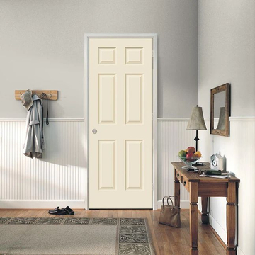 Simple Collocation Design Black And Gold Bedroom Graphic Design Melamine Board Interior Wooden Modern PVC Swing Door