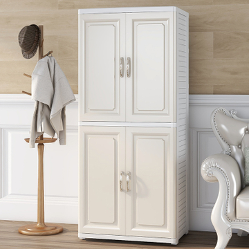 Dressing Drawer Wall Cabinet Closet White Wood Modern Clothe Cabinet with Mirror Pvc Home Furniture Bedroom Furniture Wardrobe