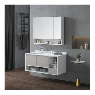 Wholesalers Pvc Membrane Bedroom Wardrobe Cabinet with Computer Table