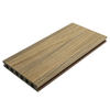 Waterproof Co-extrusion Brushed Hollow Wood Plastic Garden Patio Floors Furniture WPC/PVC Outdoor Plastic Decking
