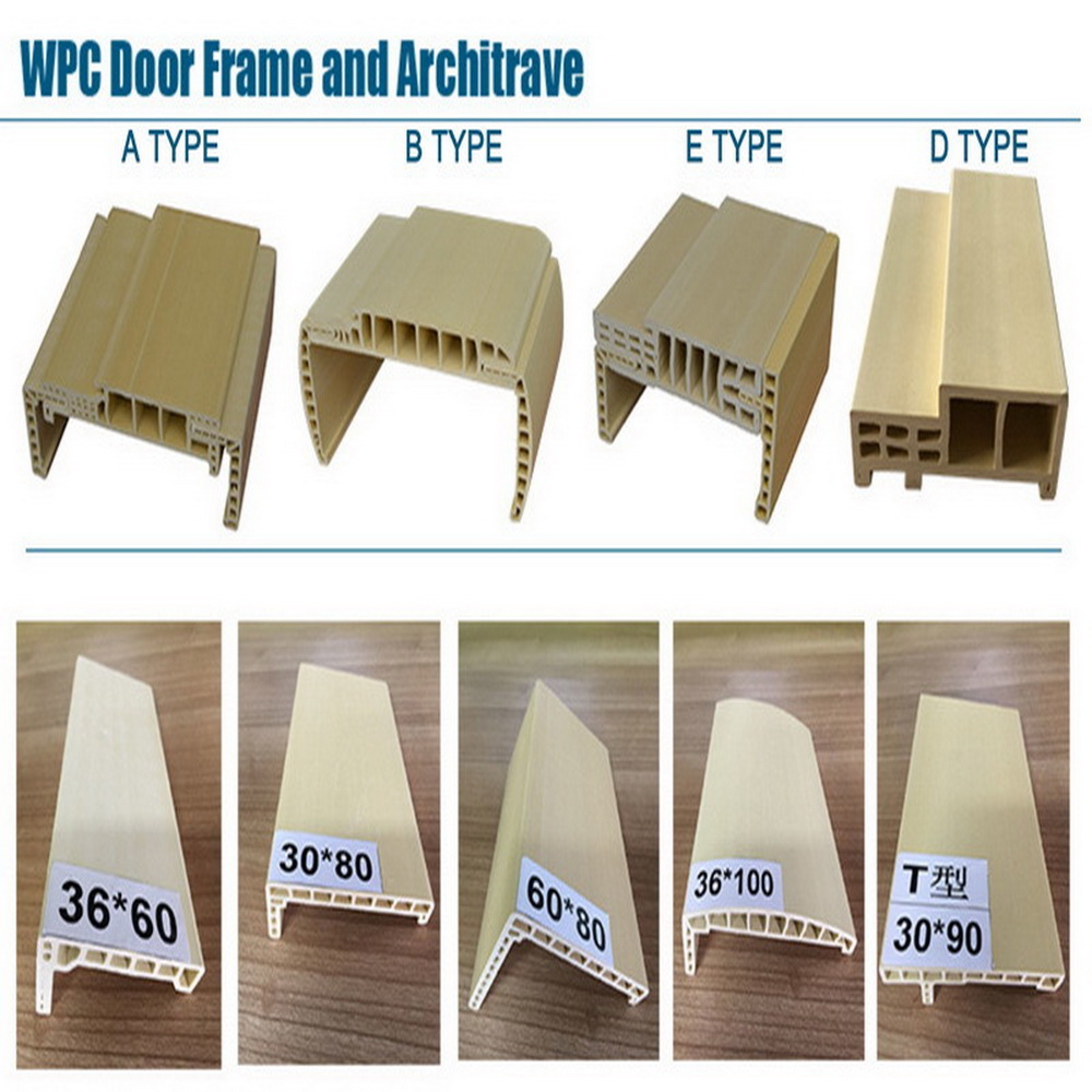 WPC PVC Frame Smooth Woodgrain Fiberglass Door Frame Jamb