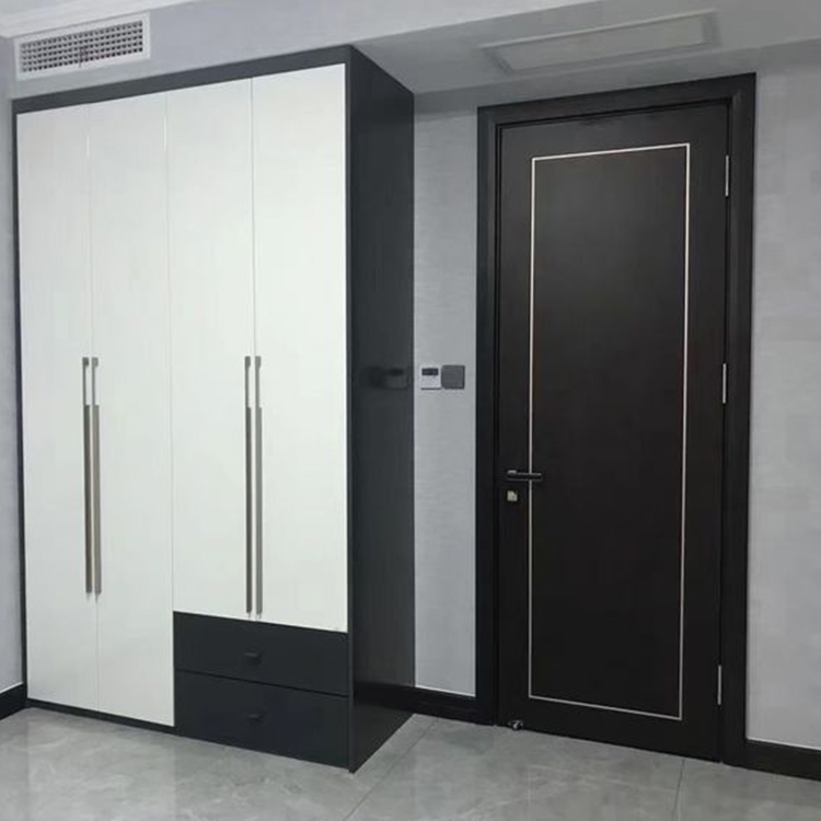 Professional Manufacturer Plain PVC Interior Mdf Wood Door Designs Bathroom Toilet Door