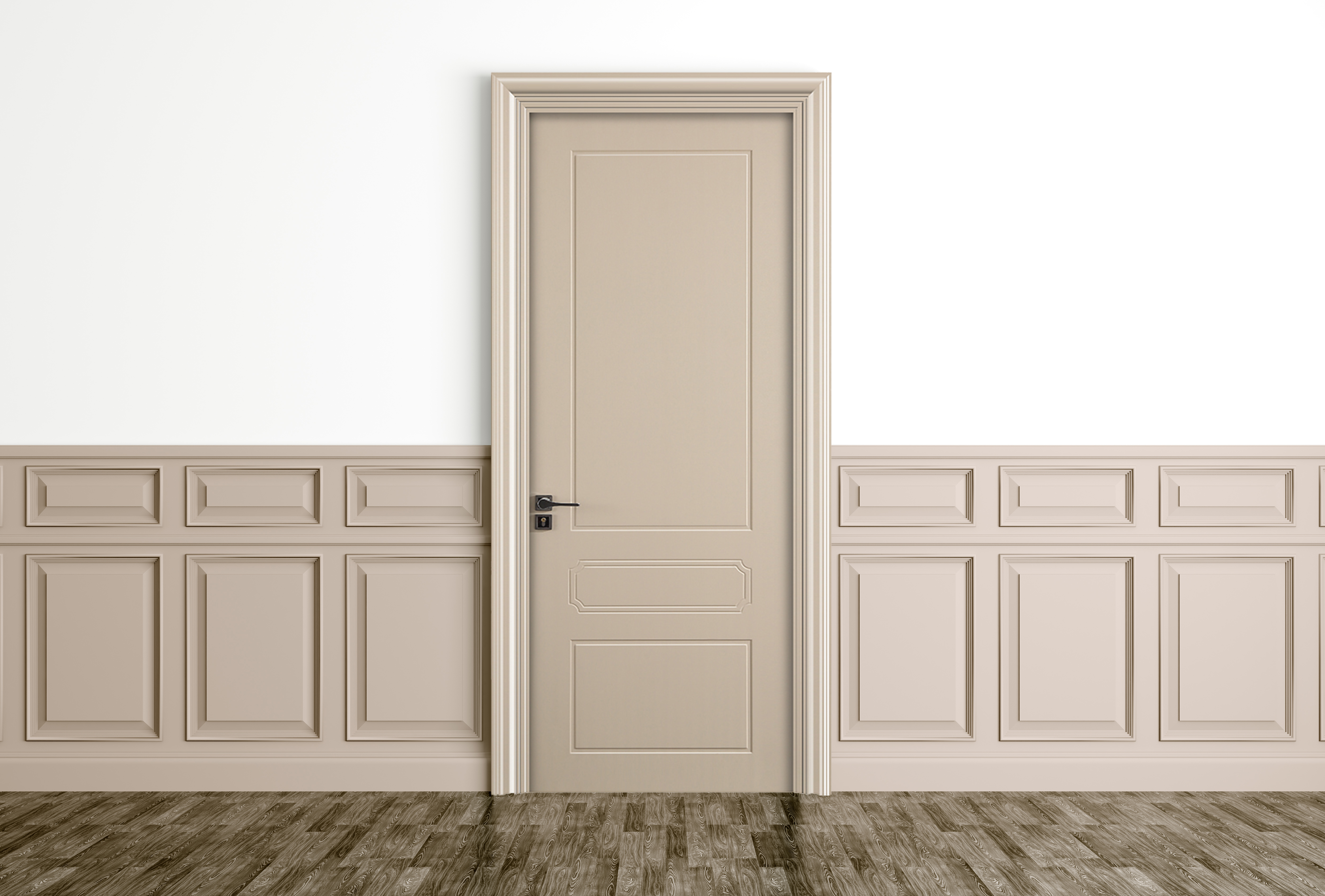 Wholesale Other Wooden Entry Doors Modern Interior PVC WPC Hollow Simple Solid Wood Door for Bathroom Hotel