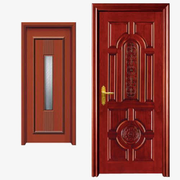 Price Pvc Film Laminated Extrusion Wpc Hollow Door Wpc Door for Houses Interior