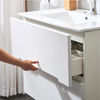 Cabinet PVC And Plywood Bathroom Cabinet Suitable For Hotel Home,vanity Cabinet Bathroom