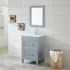 Modern Hotel Hanging Waterproof Mirror Wash Basin Vanity Pvc Bathroom Cabinetpvc Bathroom