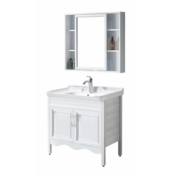 Wholesale China Factory Cheap Price Custom Made 36"luxury Pvc Hotel Cheap Modern Bathroom Vanity Cabinet with Sink