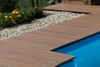 2022 New Generation Sunproof Outdoor PVC Composite Decking No Gap Flooring Terrace Deck