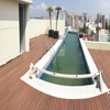 Swimming Pool Waterproof WPC Co-extrusion Decking Double-sided Bicolor WPC Flooring PVC Decking