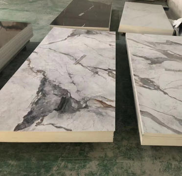 2023 Wood Grain Pvc Rigid Foam Board Bathroom Cabinets Design Material Pvc Foam Board for Kitchen Furniture