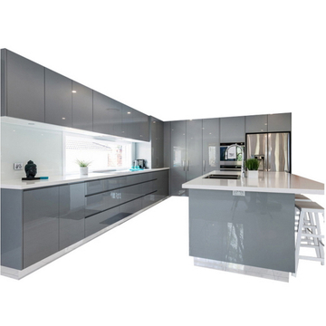 Modern Custom PVC Kitchen Cabinet Wood Designs Organizer Furniture Sets
