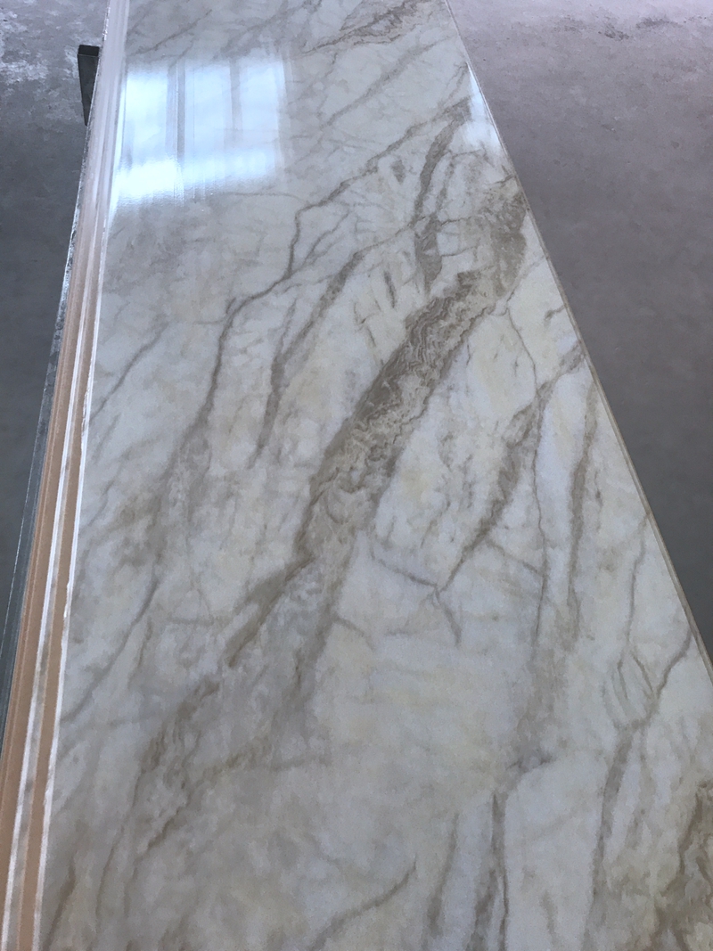 Integrated Decorative PVC Wall Cladding in Marble Design