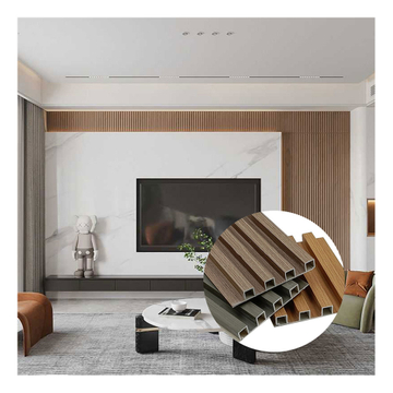 OEM Wooden Composite Grains Pvc Waterproof Panel Interior Decoration Wpc Wall Cladding