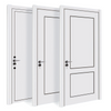 2023 China WPC Door Factory 100% Waterproof Interior Bedroom PVC/ABS/ WPC Doors With Door Frame