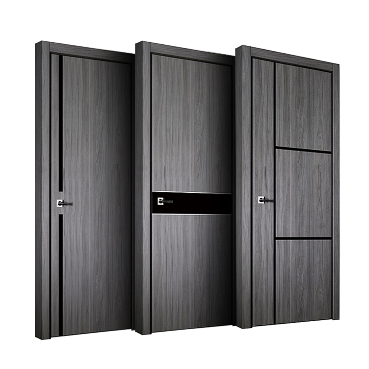 Cheap Wholesale Bathroom/ Bedroom Interior Doors Solid Wooden Door