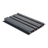 Wpc Pvc Decorative Interior Wall Covering Plastic Cladding Three Groove Wood 3d Wall Panel