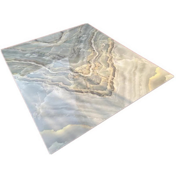 Bamboo Charcoal Veneer Metallic Lustre Wallboard Bamboo Charcoal Ripple Pvc Foam Board PET Cladding Panel Design for Decoration