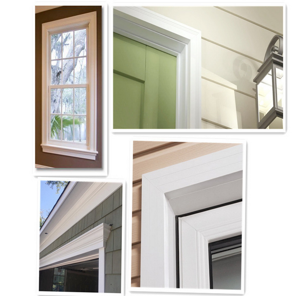 Moisture-Proof House Building PVC Door Frame Jamb