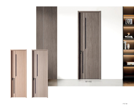 2023 Hot Selling Cheap PVC MDF HDF Interior Wooden Doors