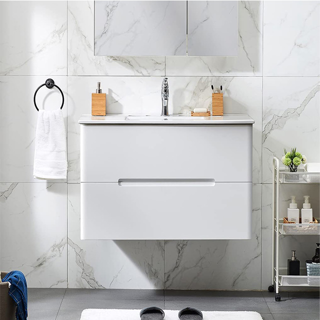 Cabinet PVC And Plywood Bathroom Cabinet Suitable For Hotel Home,vanity Cabinet Bathroom