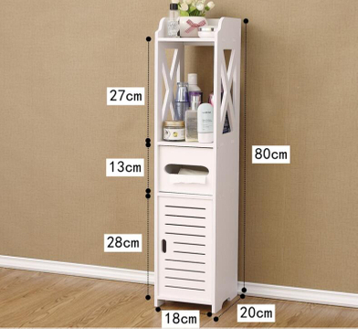 Modern Marble Bathroom Sink PVC Waterproof Bathroom Furniture Makeup Cabinet with Mirror