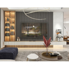 Storage Wardrobe Wood Wooden Clothes Bedroom 2 Door Mirror Sliding Wardrobe White Home Furniture Flat Pack Bedroom Sets Modern