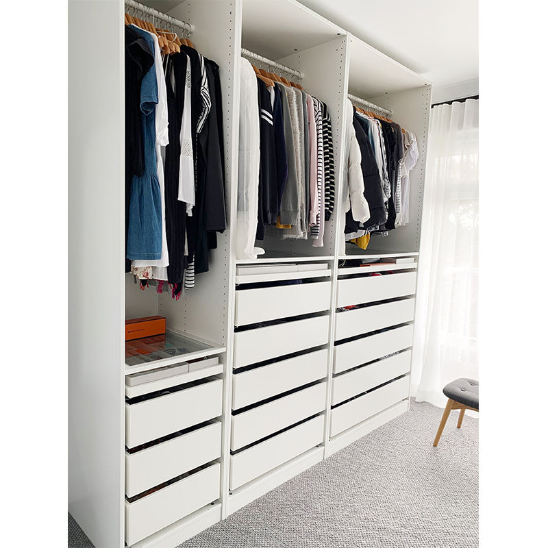 PVC Wardrobes Bedroom Storage Portable Wardrobe Closet 12 Cubes Modular Cabinet for Bedroom Cabinets