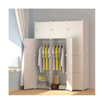 PVC Modern Durable Bedroom Furniture Clothes Combination Cupboards Border Wardrobes