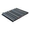 Wpc Pvc Decorative Interior Wall Covering Plastic Cladding Three Groove Wood 3d Wall Panel