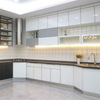 Latest Coming Customized Black Lacquer Or PVC Vacuum Finish Modern Designs Kitchen Cabinet