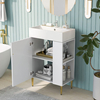 New Design PVC Bathroom Cabinet 24 Inch Small Vanity Hotel Furniture