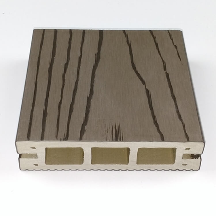 Used Wood Textured PVC Vinyl Outdoor Plastic Composite Decking