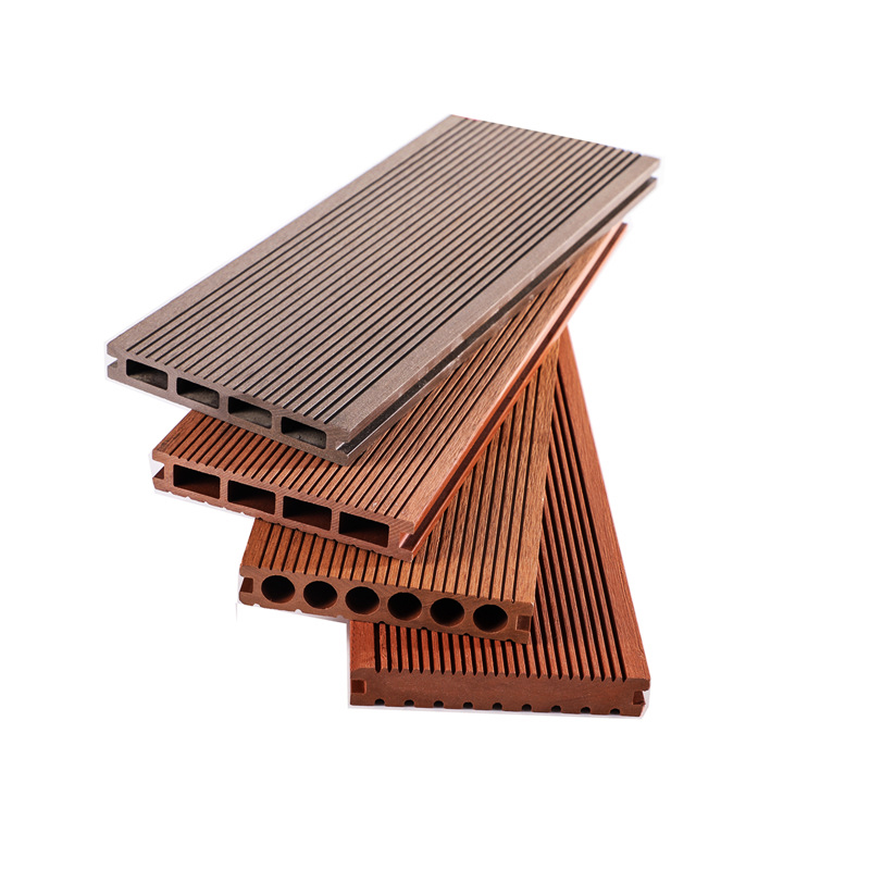 China high cost-effective park outdoor floor plastic wood pvc decking outdoor deck tile