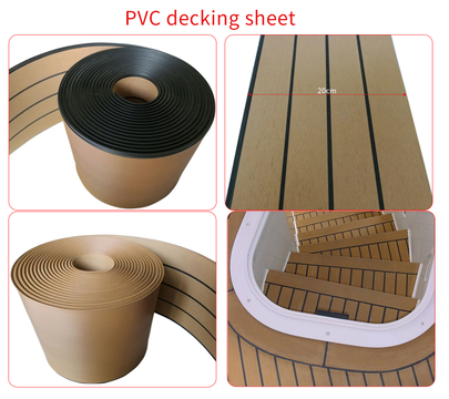 Wpc Decking Hollow Terrace Board No Painting PVC Vinyl Flooring Outdoor