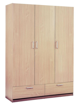  Cherry Wood Luxury Bedroom Fitted PVC Wardrobes Cabinets