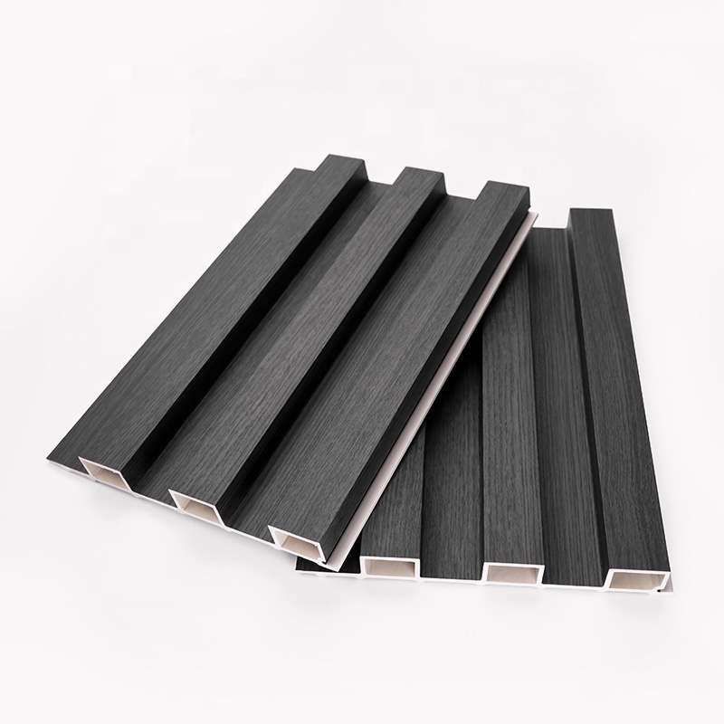 Waterproof Wpc Building Materials 3d Wall Panel 219x26 Mm PVC Wood Plastic Composite Exterior WPC Wall Cladding