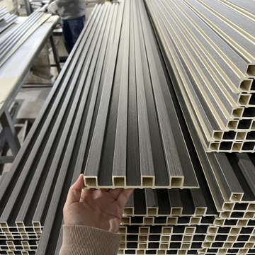 Weatherability Exterior PVC Co-extrusion WPC Wall Cladding