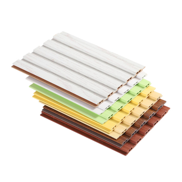 PVC WPC Wall Panel Waterproof Wall Cladding For Hotel Project