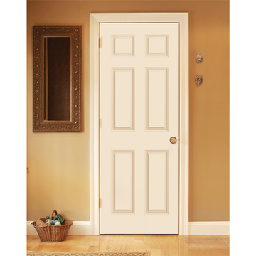 Interior Wood Prehung Hollow Core Water Proof PVC Assembled Door for Bathroom