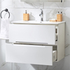 Cabinet PVC And Plywood Bathroom Cabinet Suitable For Hotel Home,vanity Cabinet Bathroom