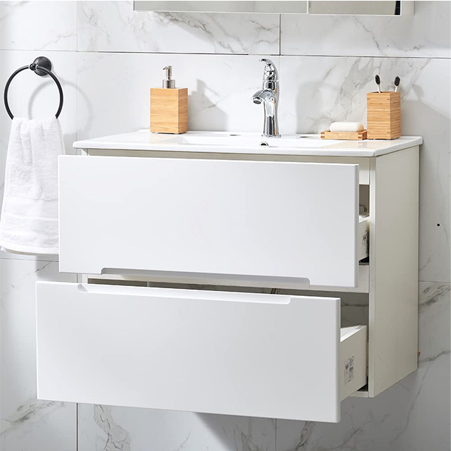 Cabinet PVC And Plywood Bathroom Cabinet Suitable For Hotel Home,vanity Cabinet Bathroom