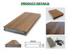 Hollow Profile Waterproof Outdoor Terrace Landscaping 146*24 Mm WPC PVC Carefree Wood Composite Garden Decking