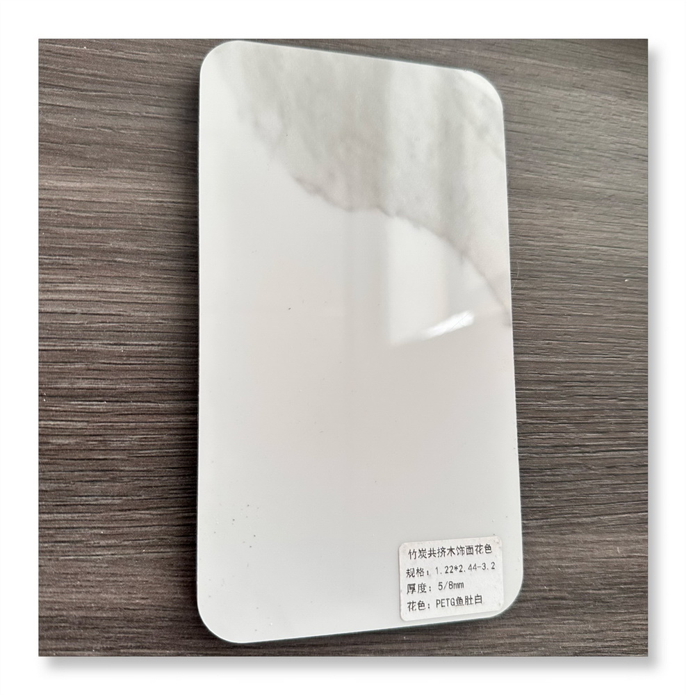 Eco White Marble Wood Grain 4X8 1220*2440/2600/2800 Laminated Pvc Foam Sheet Board