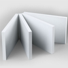 Interior Decoration Co-extruded Wpc Plate Brushed Metal Texture Petg Film Decor Anti-scratch Wallboard Mirror Surfa Wall Panel