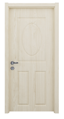 PVC China Factory White/gray Color Cheap Wood Panel Design Ganesh Wood Door for House