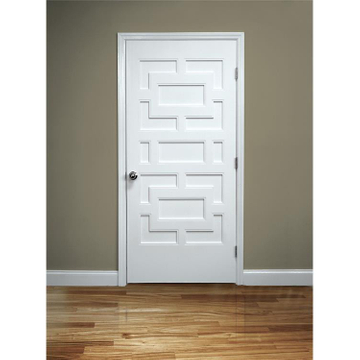 Interior Wood Prehung Hollow Core Water Proof PVC Assembled Door for Bathroom