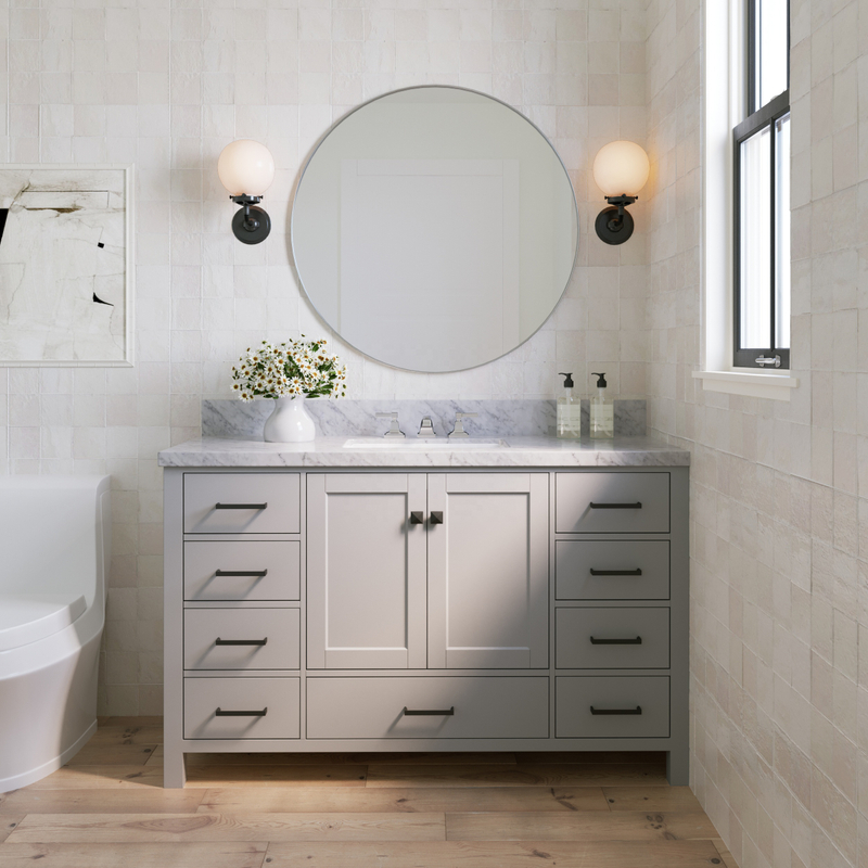 Luxury Modern Bathroom Storage Cabinet Sink PVC Melamine Bathroom Cabinet Vanity
