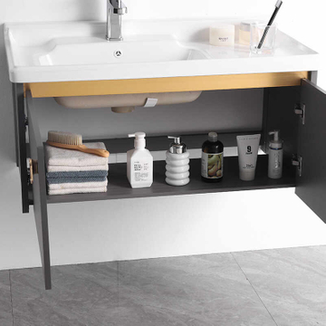Elegant Mirrored Furniture Wholesale Pvc Cabinet Economic Bathroom Vanities