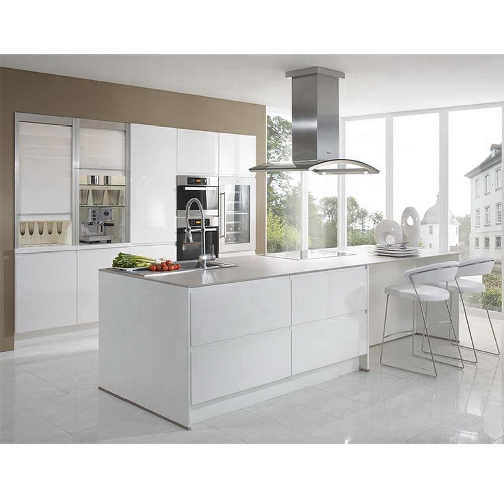 Complete Cuisine Custom Made Modern PVC Kitchen Cabinet Design